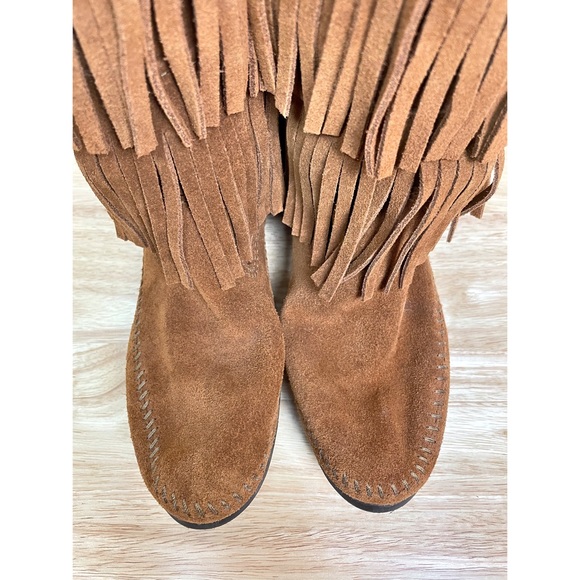 Minnetonka Three Layer Fringe Boot - Picture 3 of 8
